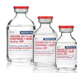 Lidocaine HCl / Epinephrine 1% - 1:100,000 Infil .. .  .  